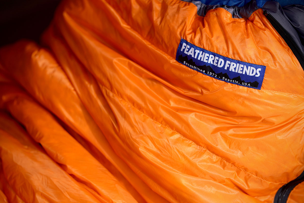 Feathered Friends ultralight sleeping bag